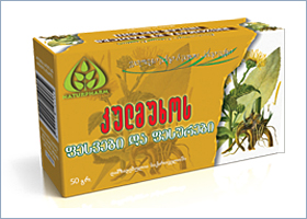 კულმუხოს ფესვები და ფესურები