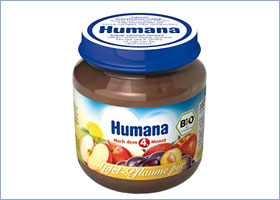 ვაშლის და ქლიავის პიურე