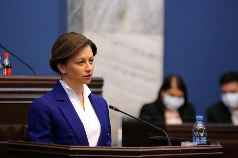 ეკატერინე ტიკარაძე: დღეისათვის კლინიკების რაოდენობა 65-მდეა გაზრდილი და მის ფარგლებში მოსახლეობას  მომსახურებას უწევს 138 ბრიგადის 700-მდეექიმი