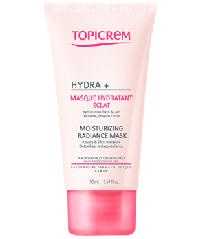 სახის მბრწყინავი დამატენიანებელი ნიღაბი - ტოპიკრემი