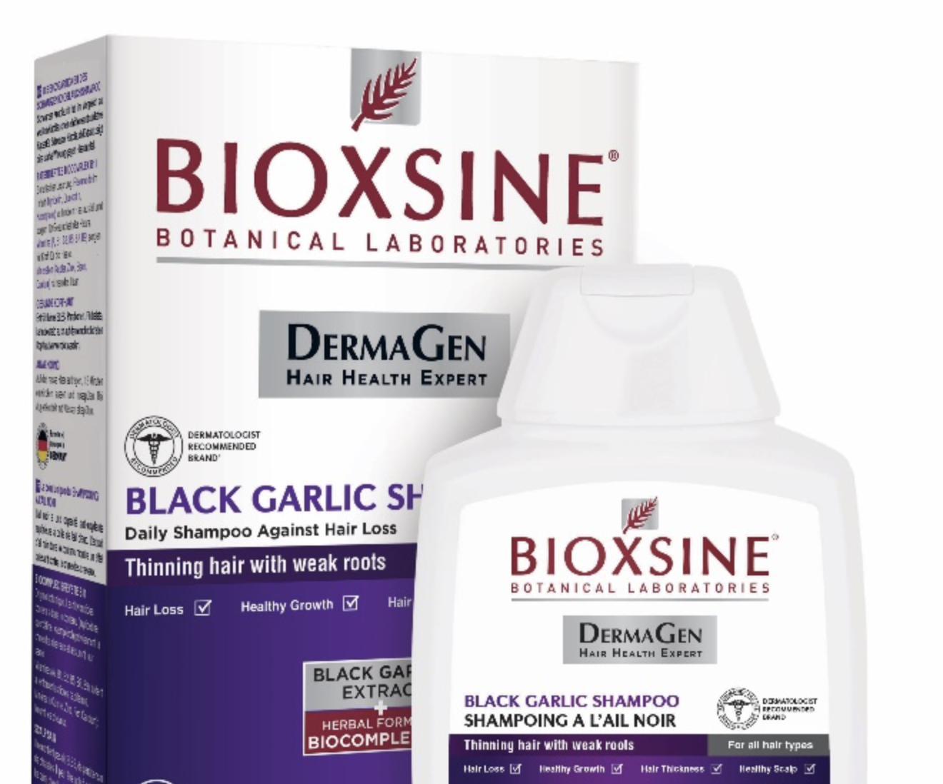 ბიოქსინი - დერმაგენი შამპუნი შავი ნივრის ექსტრაქტით