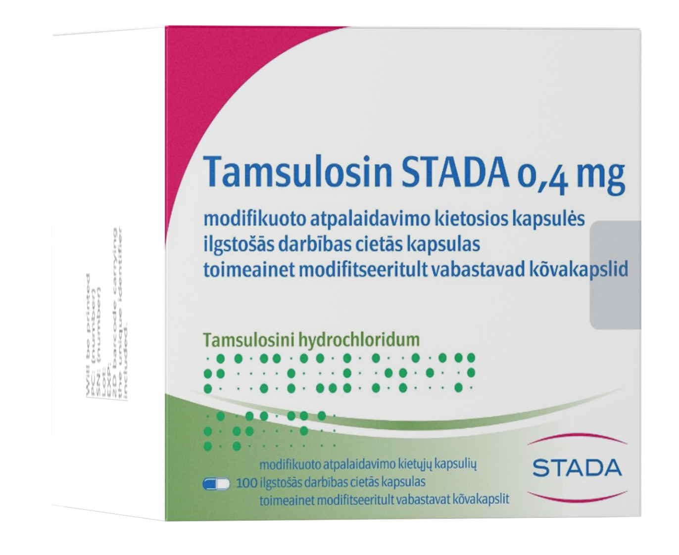 ტამსულოზინის ჰიდროქლორიდი 0.4 მგ