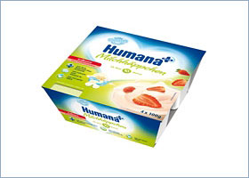 რძიანი დესერტი მარწყვით და პრებიოტიკით