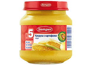 კარტოფილი და სიმინდის პიურე