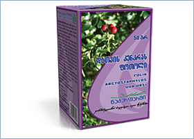 დათვის კენკრას ფოთოლი