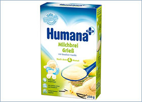 სიმინდის და მანანის რძიანი ფაფა ბურბონ ვანილით