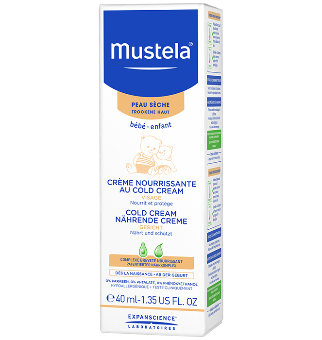 მკვებავი ქოლდ კრემით (გარემოსგან დამცავი) - მუსტელა