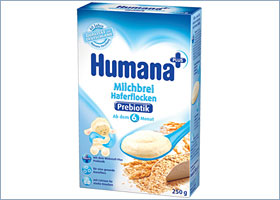 რძიანი ფაფა შვრიის ფანტელებით და პრებიოტიკით