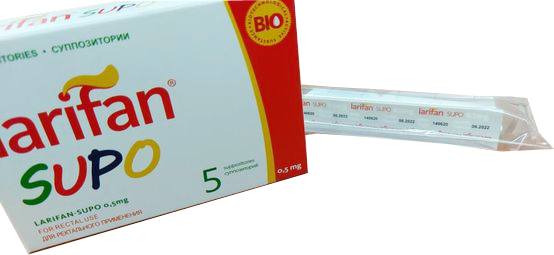 ლარიფან სუპო 0,5 მგ
