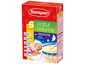 ფაფა რძიანი ხორბალი ხილით - ნატურ ბალანსი