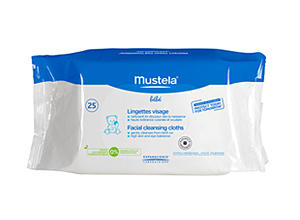 სახის გამწმენდი ხელსახოცები - მუსტელა