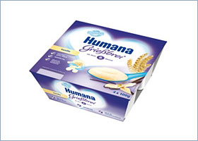 მარცვლეულის დესერტი ვანილით