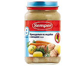 ინდაურის გუფთა ბოსტნეულით