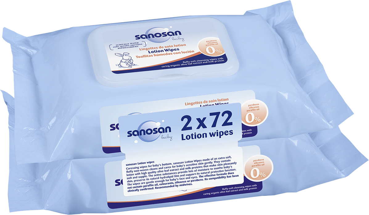 სანოსანი - საბავშვო სველი ხელსახოცი