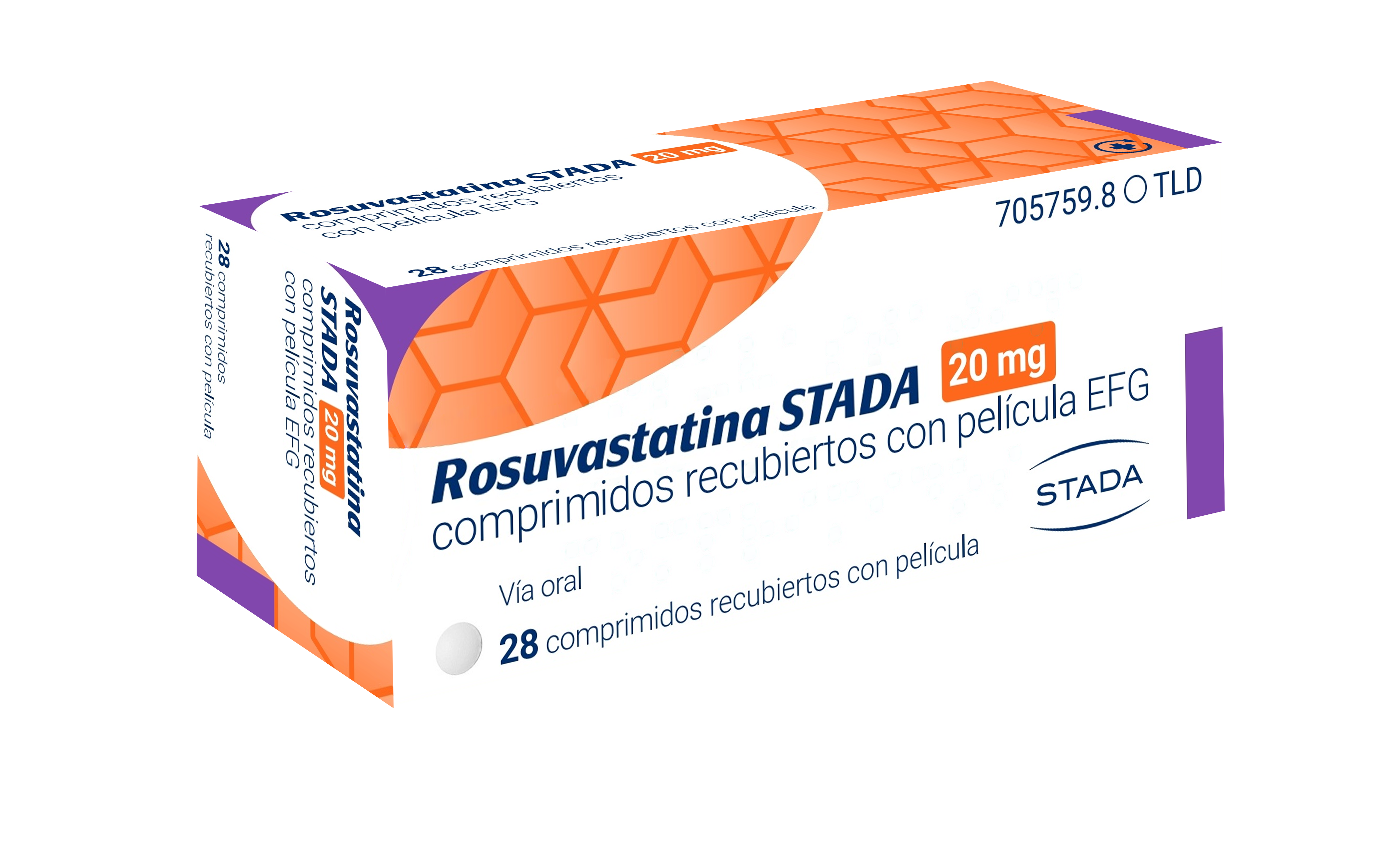 როზუვასტატინი სტადა 20 მგ